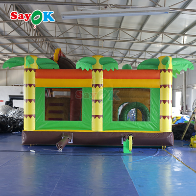 Sayok Commercial Inflatables Dinosaure Inflatable Bounce House Glissière pour un événement en plein air