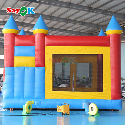 Château gonflable Sayok, gonflable extérieur commercial en PVC, combo maison gonflable pour enfants