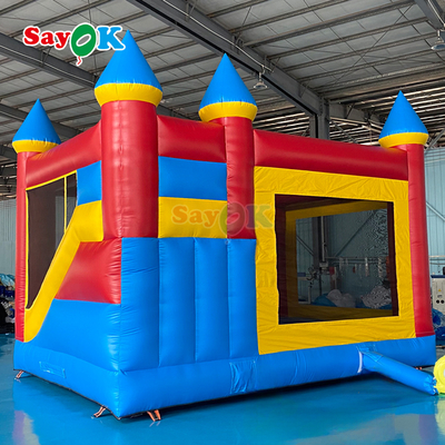 Château gonflable Sayok, gonflable extérieur commercial en PVC, combo maison gonflable pour enfants
