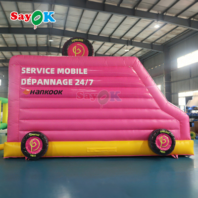 Sayok Pink Car Bounce House Bouncer gonflable commercial pour les enfants