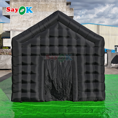 Boîte de nuit gonflable de 18 pieds, tente disco gonflable, boîte de nuit portable pour fête en plein air