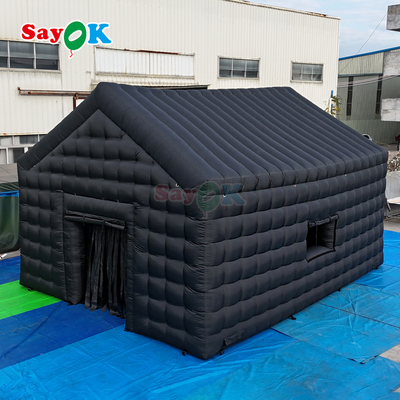 Sayok Tente de boîte de nuit gonflable géante de 26 pieds pour fête en plein air, tente disco gonflable, boîte de nuit avec lumières