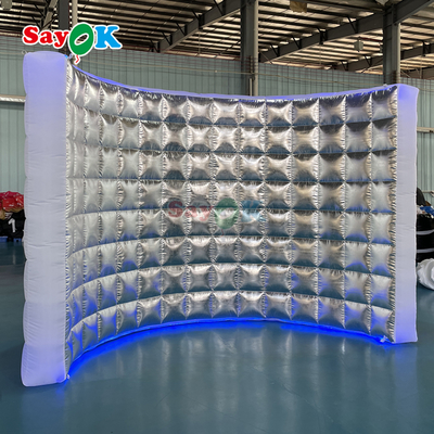 Custom LED Inflatable Photo Booth Wall for Weddings and Events
