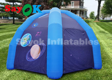 Camping gonflable géant de tente d'araignée de tente gonflable de globe avec le ventilateur pour l'exposition/salon commercial