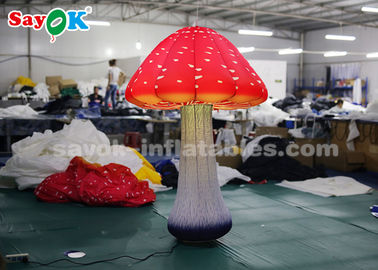 2m décoration gonflable d'éclairage de champignon de lumière de 16 couleurs LED pour la publicité