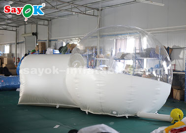 Tente gonflable extérieure de bulle de PVC de la tente transparente gonflable 3m pour GV ROHS de la CE d'arrière-cour de camping de famille