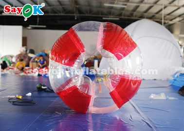 Jeu gonflable de costume 1.5m football gonflable de bulle de PVC 0.8mm couleur transparente/rouge/verte