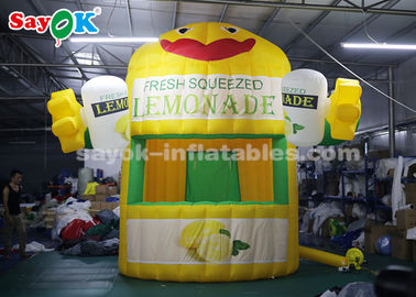 Cabine gonflable de limonade de tente d'air de tente extérieure gonflable de support avec le ventilateur pour la promotion