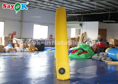 Voûte 6*3m gonflable jaune de voûte gonflable d'entrée avec le ventilateur pour la publicité d'événement