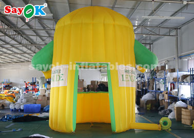 Cabine gonflable de stand de limonade de travail de tissu gonflable de la tente 3*3*4m Oxford pour la publicité
