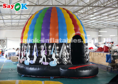 Aller à l' extérieur Tente pneumatique résistante au feu Commercial Tente pneumatique gonflable Disco Dome Bouncy Jumper House