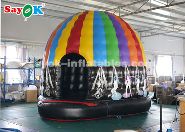 Aller à l' extérieur Tente pneumatique résistante au feu Commercial Tente pneumatique gonflable Disco Dome Bouncy Jumper House