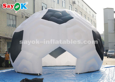 Tente gonflable durable gonflable du football de la tente 8m H Oxford de globe pour le salon commercial d'exposition de sports