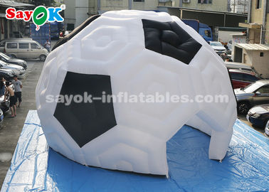 Tente gonflable durable gonflable du football de la tente 8m H Oxford de globe pour le salon commercial d'exposition de sports
