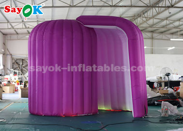 L'escargot gonflable de tente de partie forment la clôture gonflable de cabine de photo de lumière de LED pour la promotion
