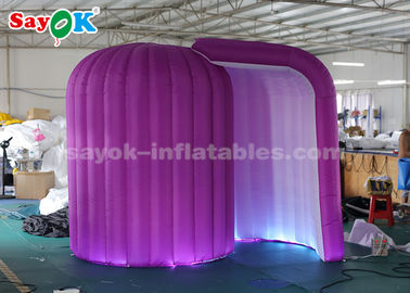 L'escargot gonflable de tente de partie forment la clôture gonflable de cabine de photo de lumière de LED pour la promotion