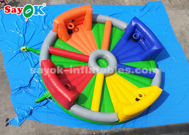Jeu gonflable géant des jeux 8*8m Chow Down Inflatable Hungry Hippos pour le jeu d'enfants et d'adultes