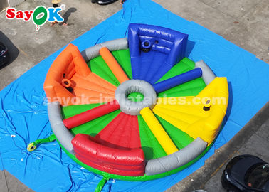 Jeu gonflable géant des jeux 8*8m Chow Down Inflatable Hungry Hippos pour le jeu d'enfants et d'adultes
