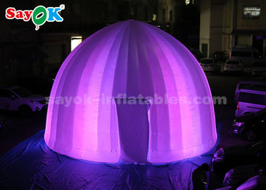 Mètre extérieur gonflable LED de la tente 8 allumant la tente gonflable de dôme d'air pour l'événement de promotion