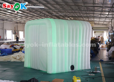 Cabine gonflable gonflable de photo de la tente 2.5*2.3*2.2m LED de partie pour annoncer GV ROHS de la CE