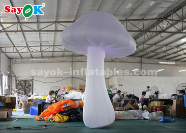 Tissu en nylon champignon gonflable blanc de 3 mètres pour la décoration d'étape