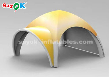 La tente campante gonflable a adapté X aux besoins du client portatif forment la tente gonflable d'air pour le salon commercial facile se réunissent