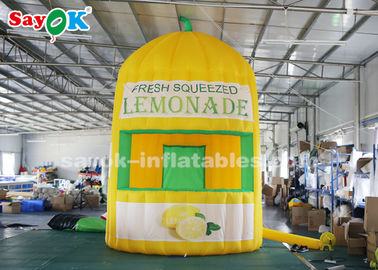 Limonade gonflable Juice Kiosk For Amusement Parks de la tente 4m de haute de tissu extérieur gonflable d'Oxford