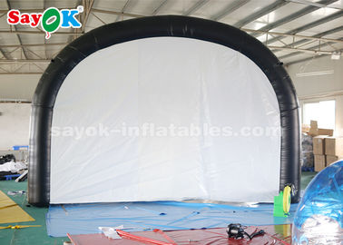 Disparaissent la tente gonflable d'air de tente d'extérieur d'entrée noire gonflable de tunnel pour se réunir de sports en plein air