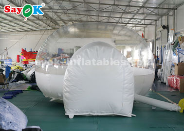 Tente gonflable à bulles extérieure blanche Tente gonflable à air transparent pour le camping / le voyage