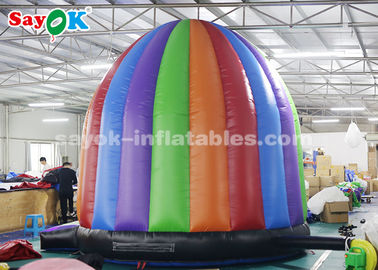 Disparaissent la Chambre gonflable colorée de rebond de tente de disco de tente d'air d'extérieur avec le ventilateur pour le parc d'attractions