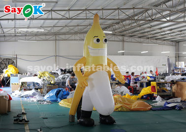 Ballons à caractère gonflable 3m Mascotte bananière gonflable pour la publicité extérieure CE SGS ROHS