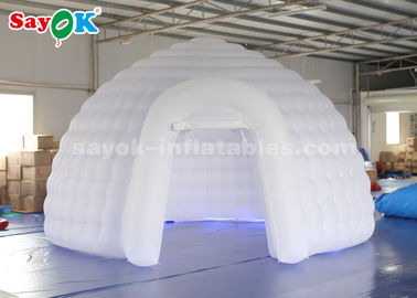 Tente gonflable de dôme d'igloo de 5 mètres avec le ventilateur/contrôleur à distance