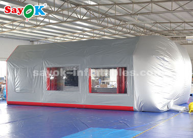 Cabine de jet gonflable mobile de peinture de tente gonflable d'air avec le filtre d'éponge pour l'entretien de voiture