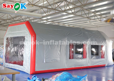 Tente de voiture gonflable mobile cabine gonflable de pulvérisation de peinture avec filtre à éponge pour l'entretien de voiture