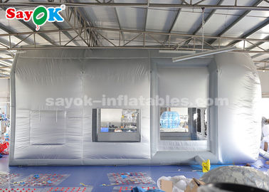 Tissu portatif d'Oxford de cabine de peinture d'explosion du mètre 8.5*4.5*4 de tente d'air de Kampa + matériel transparent de PVC