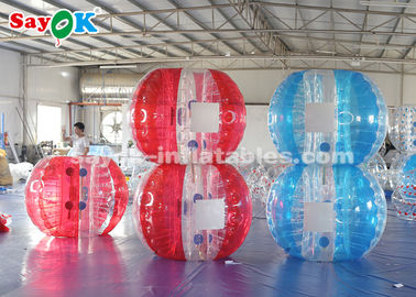 Les jeux gonflables gonflables de sports des jeux de plein air 1.5m TPU bouillonnent ballon de football pour des enfants/adultes