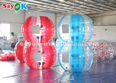 Les jeux gonflables gonflables de sports des jeux de plein air 1.5m TPU bouillonnent ballon de football pour des enfants/adultes
