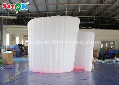 Mur gonflable de spirale de cabine de photo de photo de studio de la décoration gonflable LED d'étape avec le ventilateur