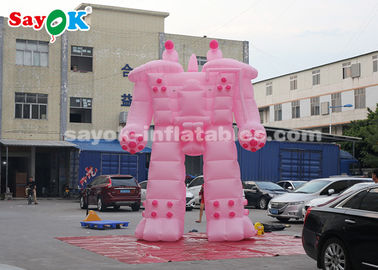 Robot gonflable géant rose 5m Robot gonflable personnages de dessins animés pour la location