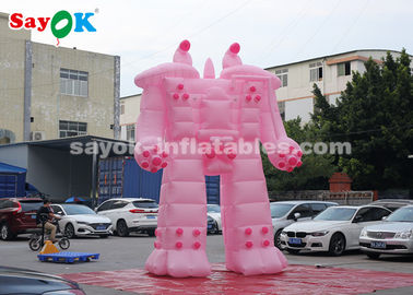 Robot gonflable géant rose 5m Robot gonflable personnages de dessins animés pour la location