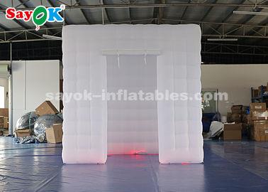 La cabine d'événement montre la cabine gonflable unique de photo avec la lumière changeante de 17 couleurs LED