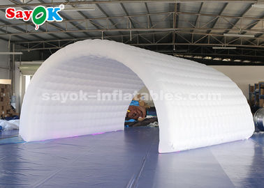 Tissu durable campant d'Oxford de tente gonflable blanche de tunnel de la tente 6*3*3m d'air pour l'événement facile à nettoyer
