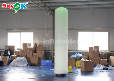 pilier gonflable du tissu 190T en nylon avec l'éclairage de LED pour la décoration de festival