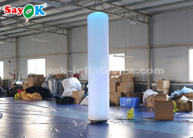 pilier gonflable du tissu 190T en nylon avec l'éclairage de LED pour la décoration de festival