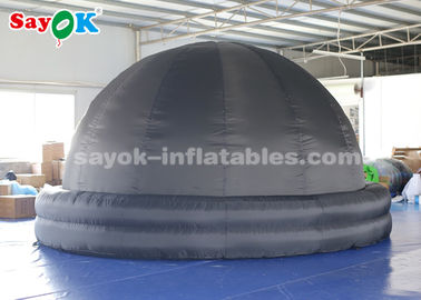 Couleur gonflable portative de noir de tente de dôme de projection de planétarium de 4,5 mètres