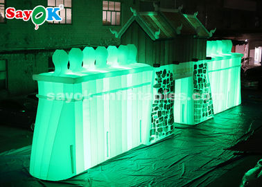 Produits gonflables faits sur commande de ROHS, mur gonflable commercial de roche de LED pour l'affichage extérieur