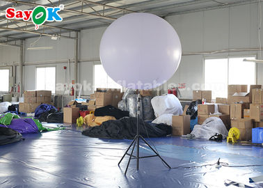 Polyester blanc de ballon gonflable géant des biens 1.5m pour des expositions