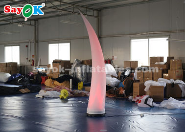 décoration gonflable d'éclairage de défense de 2.5m avec 16 lumières changeantes de couleur