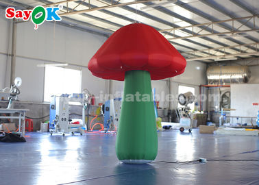 Décoration gonflable menée colorée de champignon pour annoncer imperméable
