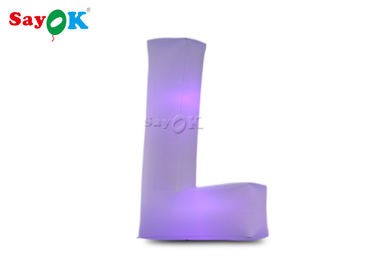 Lettres d'amour gonflables de ROHS avec 17 - couleur changée par l'écran tactile à télécommande